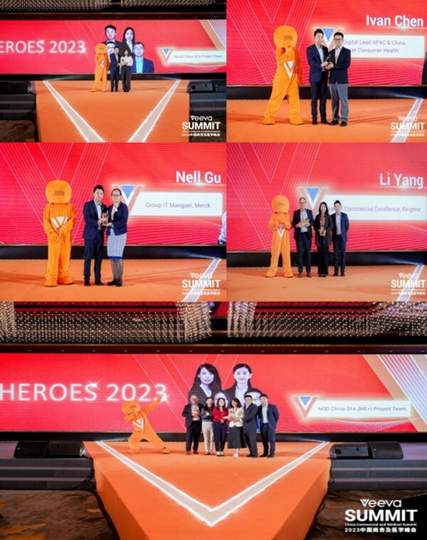 Veeva Heroes 2023󽱽񽱵ĸ˰ݶ߽̫йֻIvan ChenĬ˼ITNell Guټ׿Խ Li Yang; Mundi China SFAĿŶӣĬɳйChina SFA(ME+)ĿŶӷֱնŶӴ󽱡